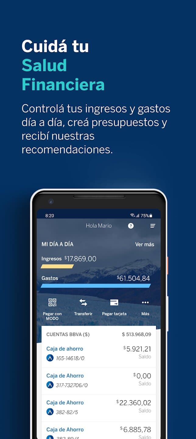 BBVA Home banking